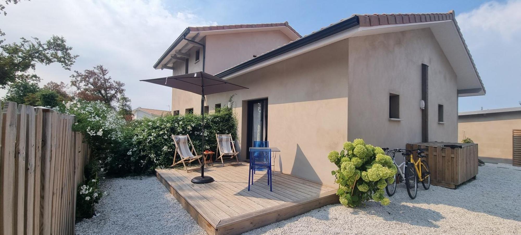 La Maison Du Cotton- Gite Bio-Climatique Andernos-les-Bains Bagian luar foto